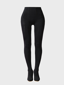 Bottes hautes sexy pour femme, au-dessus du genou, élastiques, à talon aiguille, style pantalon legging, collection 2024 - Product Image 5