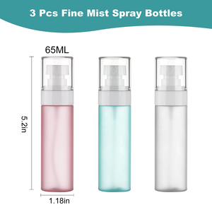 Botellas de Spray de Plástico PET Vacías de 60ml-150ml, Formato Viaje, con Pulverizador Fino, para Dispensar Lociones y Agua - Product Image 3