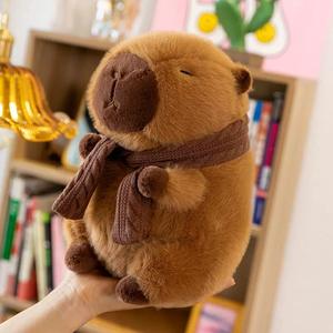 Panda Crocodile Amis Doux Kapibara Poupée Frites Requin Nid Dos Tortue-Maille Doublure PP Coton Animal En Peluche Jouets Ensemble - Product Image 4