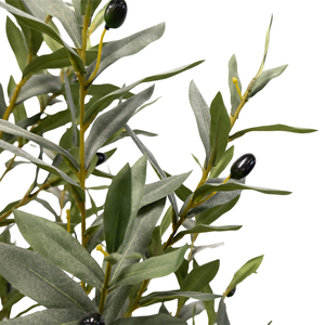Arbre d'<span class=keywords><strong>olivier</strong></span> artificiel ultra-réaliste de 1,80 m en pot, style mince, avec olives noires, pour la décoration de réception de bureau, plante d'<span class=keywords><strong>olivier</strong></span> artificielle - Product Image 4