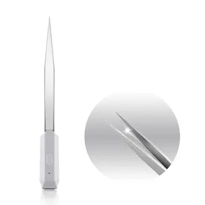 VEYES Custom Fiber Tip Lash Extension Supplies Tweezers LED Light Lash Tweezer With Light For Professional Eyelash Extension