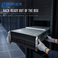 SYS 4028GR TR Bekas 8 GPU 4U Rack Mount Server 1600W Daya Redundan untuk Pelatihan Deep Learning Cloud HPC