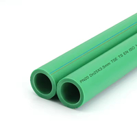Tuyaux PPR en plastique pleine taille de haute qualité, durables, verts, pour l'eau, prix d'usine, fabricants de tuyaux PPR en plastique pur