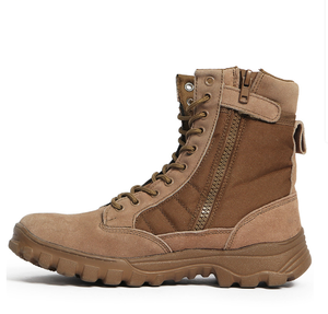 Botas ligeras para desierto TSB0902 para hombre, tallas 39-45, botas de combate para desierto, cuero vacuno, gamuza color caqui - Product Image 1