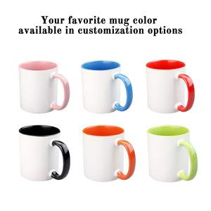 Venta al por mayor, regalo personalizado barato, foto personalizada, nombres, palabras de texto, 11oz, colorido, oficina de negocios, taza de café de cerámica - Product Image 3