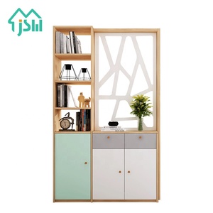 Mobile Divisorio per Ingresso e Soggiorno in Stile Nordico, Armadio Portascarpe Moderno in Legno - Product Image 6