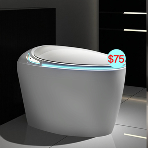 Hot Selling Automatic <b>Bathroom</b> Egg Shaped All in One Fully Automatic Smart Toilet with Remote Control Electric Bidet Custom Oem - Product Image 1