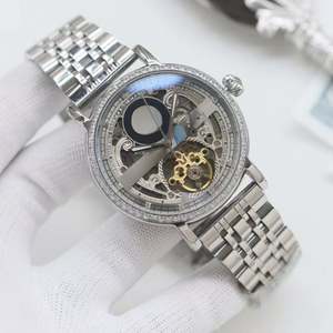 Reloj Mecánico de Lujo para Hombre, Marca de Prestigio, Correa de Acero Inoxidable, Cristal de Zafiro, Resistente al Agua 30 Bar, Estilo Deportivo Minimalista - Product Image 4