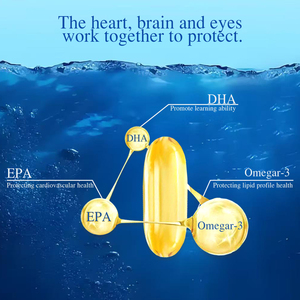 Omega-3 dầu cá Softgels tái ester hóa triglyceride hỗ trợ sức khỏe tim mạch và mức <span class=keywords><strong>cholesterol</strong></span> bình thường - Product Image 3