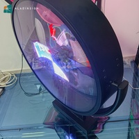 Panneau d'affichage LED double face avec ventilateurs holographiques 3D, boîte lumineuse à commande sans fil pour usage extérieur, enseignes de magasins et établissements scolaires - Fournisseur OEM Aladin