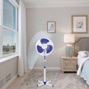 <span class=keywords><strong>Colonne</strong></span> de levage compacte et portable de 16 pouces <span class=keywords><strong>Ventilateur</strong></span> <span class=keywords><strong>sur</strong></span> <span class=keywords><strong>pied</strong></span> à base croisée <span class=keywords><strong>Ventilateur</strong></span> ménager léger en plastique - Product Image 5
