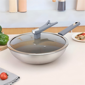 Nueva llegada <span class=keywords><strong>titanio</strong></span> antiadherente utensilios <span class=keywords><strong>de</strong></span> cocina saludable cocina Ti ollas <span class=keywords><strong>de</strong></span> Metal utensilio seguro PFAS/PFOA libre - Product Image 4