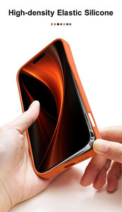 Funda de Silicona Líquida Elástica Laudtec, Carcasa Protectora de Silicona Real para Teléfono Móvil, Compatible con iPhone 17 16 15 Pro Max - Product Image 6