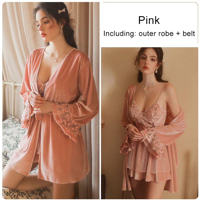 Pink robe