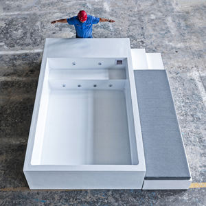 Piscine portable pour maison, spa de nage, grand bassin en fibre de verre transparente, piscine de jardin, capacité personnalisée - Product Image 3