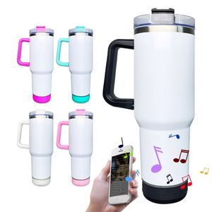 Vasos Térmicos de 40oz para Sublimación con Altavoz, Vasos Térmicos de Aventura de 40oz con Altavoces para Transferencia por Sublimación, Disponibles en Almacén de EE. UU. - Product Image 4