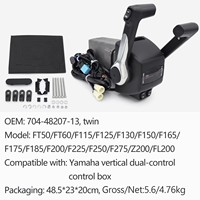 Nouvelle télécommande à levier simple ou double pour moteur de bateau/moteur hors-bord
