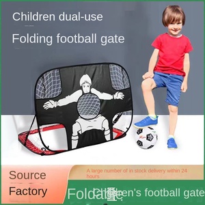 Support de balle d'entraînement multifonctionnel pliable portable équipement de terrain de poteau de <span class=keywords><strong>but</strong></span> de football et de football mobile deux en un - Product Image 5