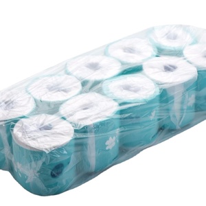 Rouleau <span class=keywords><strong>de</strong></span> mouchoirs blancs en pâte vierge 100%, 50 pièces, <span class=keywords><strong>papier</strong></span> <span class=keywords><strong>de</strong></span> toilette naturel avec 2 plis, gaufrage personnalisé, 300 feuilles - Product Image 1
