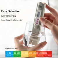 Stylo de mesure de la qualité de l'eau TDS-3 à trois boutons Ruixiangtong en stock, plage TDS 0-9990 ppm, détection de température, approvisionnement direct usine