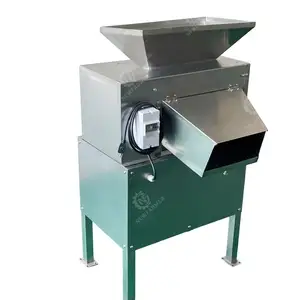 Stainless steel peach beater produces pulp quickly. Yangmei, seabuckthorn, mango, automatic and pit removal dual pass beating