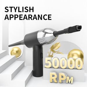 Souffleur et <span class=keywords><strong>Aspirateur</strong></span> Électrique Portable Sans Fil 4-en-1 Rechargeable 6000mAh avec Filtre HEPA pour Voiture – Prix Abordable - Product Image 3