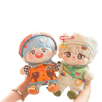Peluche de 20 cm Personnage de dessin animé mignon personnalisé Peluche rembourrée Kpop Peluche personnalisée Jouet en peluche