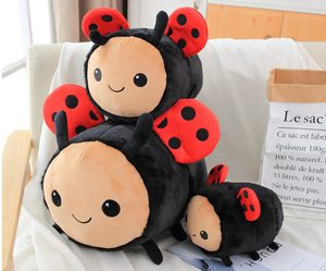 Jouet en peluche adorable en forme de coccinelle et abeille, coussin doux pour dormir, décoration de canapé, cadeau d'anniversaire pour enfants - Product Image 2