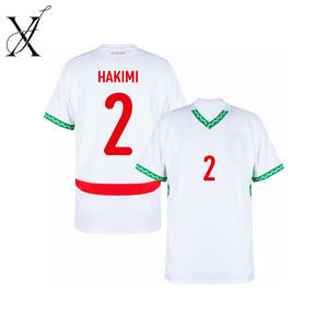 Camiseta de Fútbol Nueva de la Selección Nacional de Marruecos 2526, Estilo Bonu Saibari Hakimi, Copa Africana, Informal, para Adultos, Barata, al por Mayor - Product Image 1