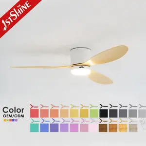 1stshine Led Ceiling Fan Supplier 100%DC Motor Smart Home Ceiling Fan With Light