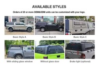 Ford Ranger 2006-2011 Ranger Raptor Px2 Next Gen T9 T7 Clubcap Ute Truck Hardtop en acier avec boîte de rangement arrière à verrouillage manuel