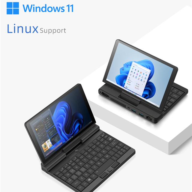 A Netbook A1 Pro 7-inch Mini Laptop 11th Generation 16GB RAM 512GB SSD Win11 Laptop Touchscreen Intel Core I3 I5
