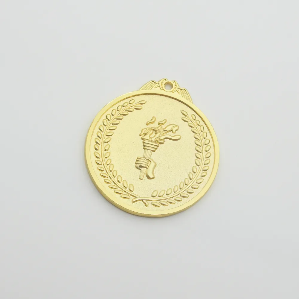 סיטונאי זול עיצוב משלך סגסוגת אבץ ריק 3D זהב מרתון ריצה מדליית ספורט מתכת