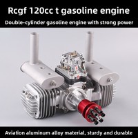 Moteur à essence pour avion modèle réduit RCGF 120cc bicylindre, avion à aile fixe RC