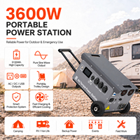 Station d'alimentation portable 5000W, batterie LiFePO4 personnalisée, station d'alimentation mobile 5kWh, générateur solaire, station d'alimentation portable