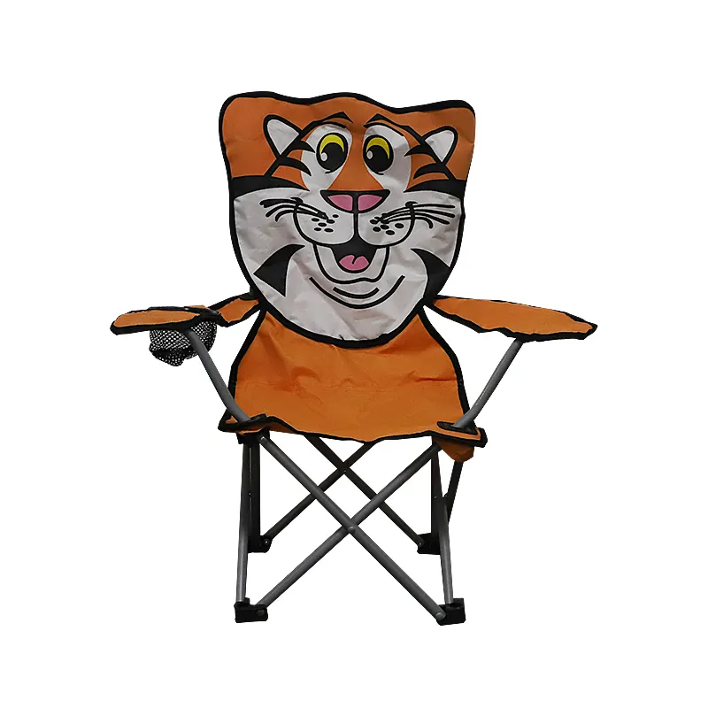 Lightweight Cartoon Children's Folding Chair Backrest Kids Camping Chair for Beach Traveling