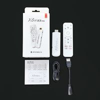 Commande en gros XS97 S3 PRO Android TV Stick 4K UHD Streaming Media Dongle Quad Core Portable TV Stick Prise en charge de la personnalisation OEM