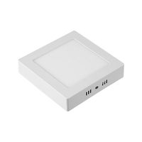Facile à installer 6w 12w 18w 24w panneau lumineux led rond smd monté en surface sans cadre