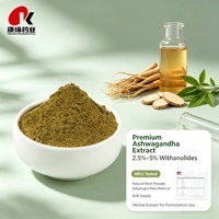 Extrait d'Ashwagandha à 2,5%-5% de Withanolides, Adaptogène Premium Testé par HPLC, Poudre de Racine Naturelle pour le Soutien au Bien-être et la Gestion du Stress