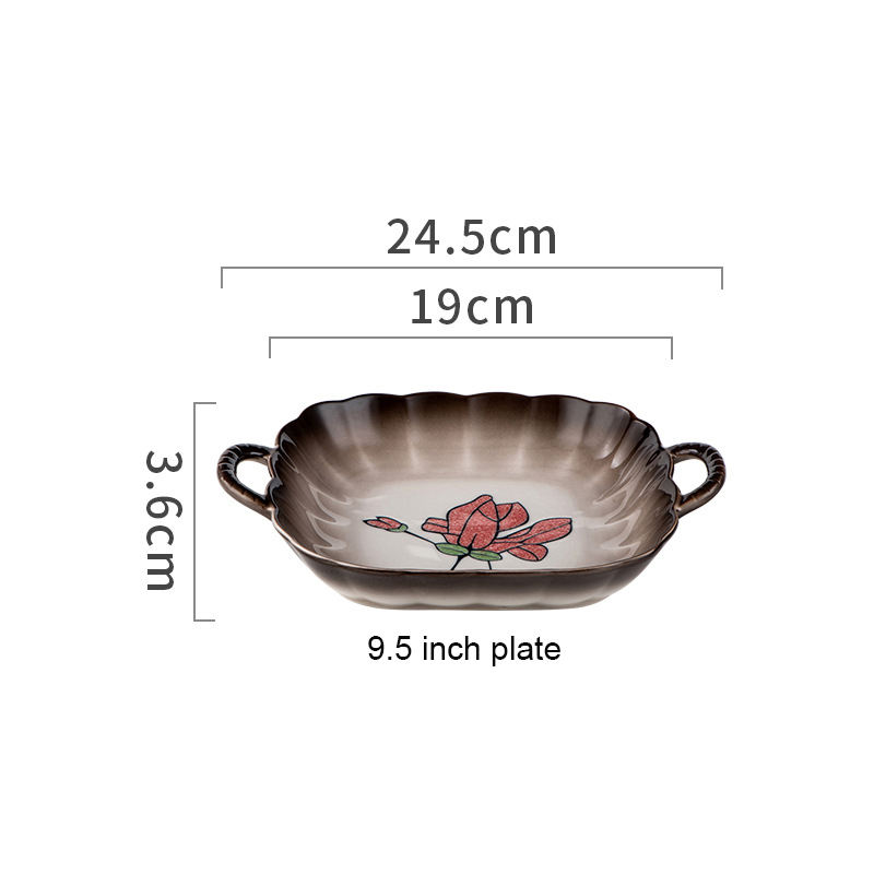 แผ่น9.5นิ้วพร้อมหู