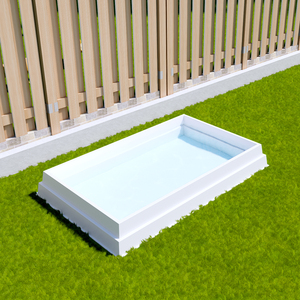 Onderhoudsarme prefab glasvezel FRP hondenbad en zwembad voor huisdieren, waterspeeltuin voor kinderen - Product Image 6