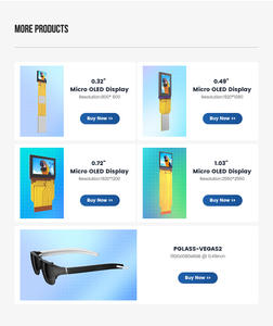 Écran Micro <span class=keywords><strong>Oled</strong></span> 0,32 pouce 800x600 Haute luminance 3000 nits pour ARVR <span class=keywords><strong>Sony</strong></span> Boe Meta - Product Image 5