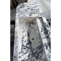 Dalles de marbre turc Viola, finition mate, écologiques, de luxe, pour meubles de salle de bain intérieurs, grandes dalles, table basse, fond mural de salle de bain