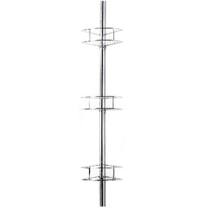 Soporte de ducha para la familia Spider 4, cromado, 52 cm de altura, estante para baño - Product Image 1