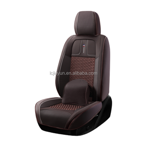 Housses de siège de voiture en tissu de soie de glace de luxe en gros d'usine ensemble complet universel pour Toyota BMW Ford Nissan - Product Image 3