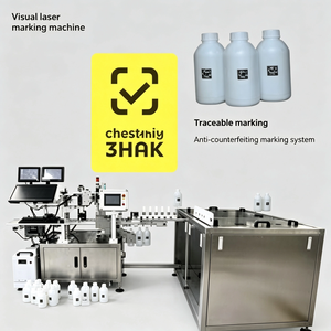 Machine de marquage laser UV haute précision avec impression de code complète et traçabilité anti-contrefaçon pour bouteilles en plastique de produits chimiques quotidiens - Product Image 3