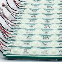 Module LED d'injection de soudage par ultrasons 2835 SMD IP67 avec lentille blanc chaud émettant Samsung Led Module Design Corée 6313 Taille