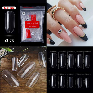 500 Uds. de Adhesivos para Uñas Francesas, Decoración de Uñas Postizas con Cobertura Total o Parcial para Uso en Salón - Product Image 2