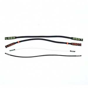 Cordón de Poliéster para Calzado, Hilo de Macramé para Prendas, Cordón con Logotipo Personalizado Impreso, Tirador de Cremallera Plano Recubierto Impermeable - Product Image 6