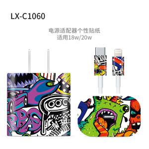 Peanuts Cartoon Sticker For <b>Charging</b> <b>Cable</b> Matte PVC Durable Adhesive Decorative Cover - Product Image 4